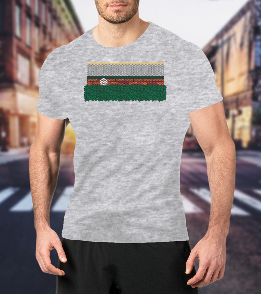 Obvious Basket Ball Fence Court T-Shirt