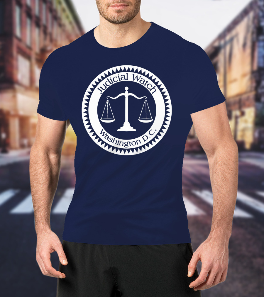 Judicial Watch Washington D.C. Scales Of Justice Seal T-Shirt