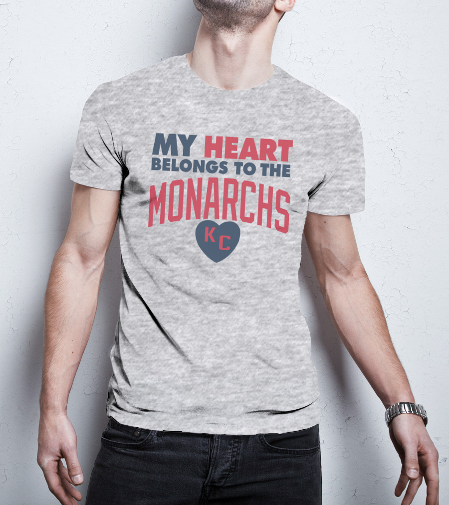 My Heart Belongs To The Monarchs KC T-Shirt