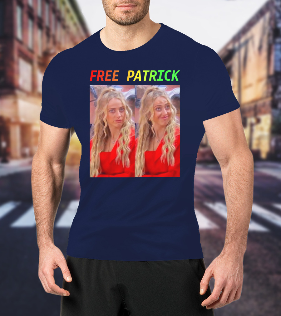 FREE PATRICK Double Image Red T-Shirt