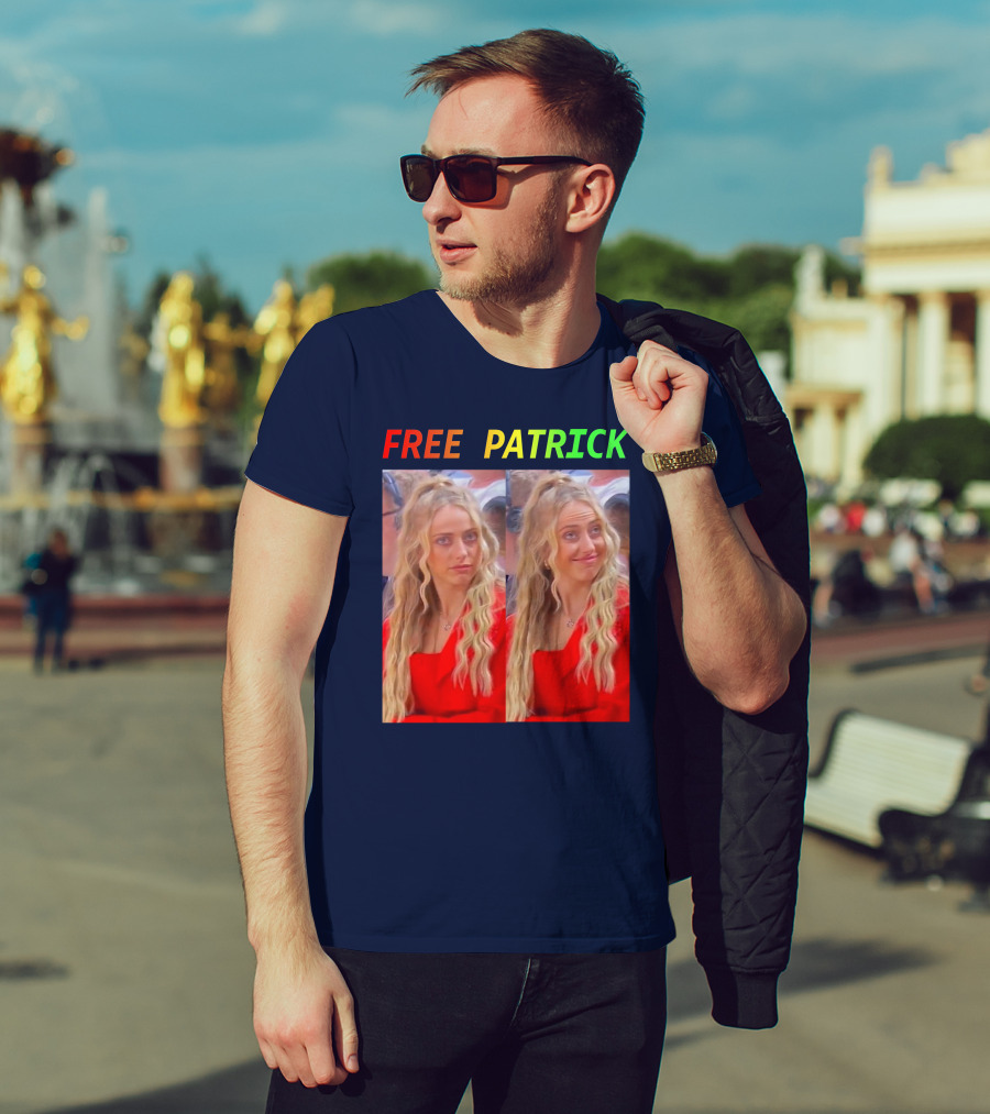 FREE PATRICK Double Image Red T-Shirt
