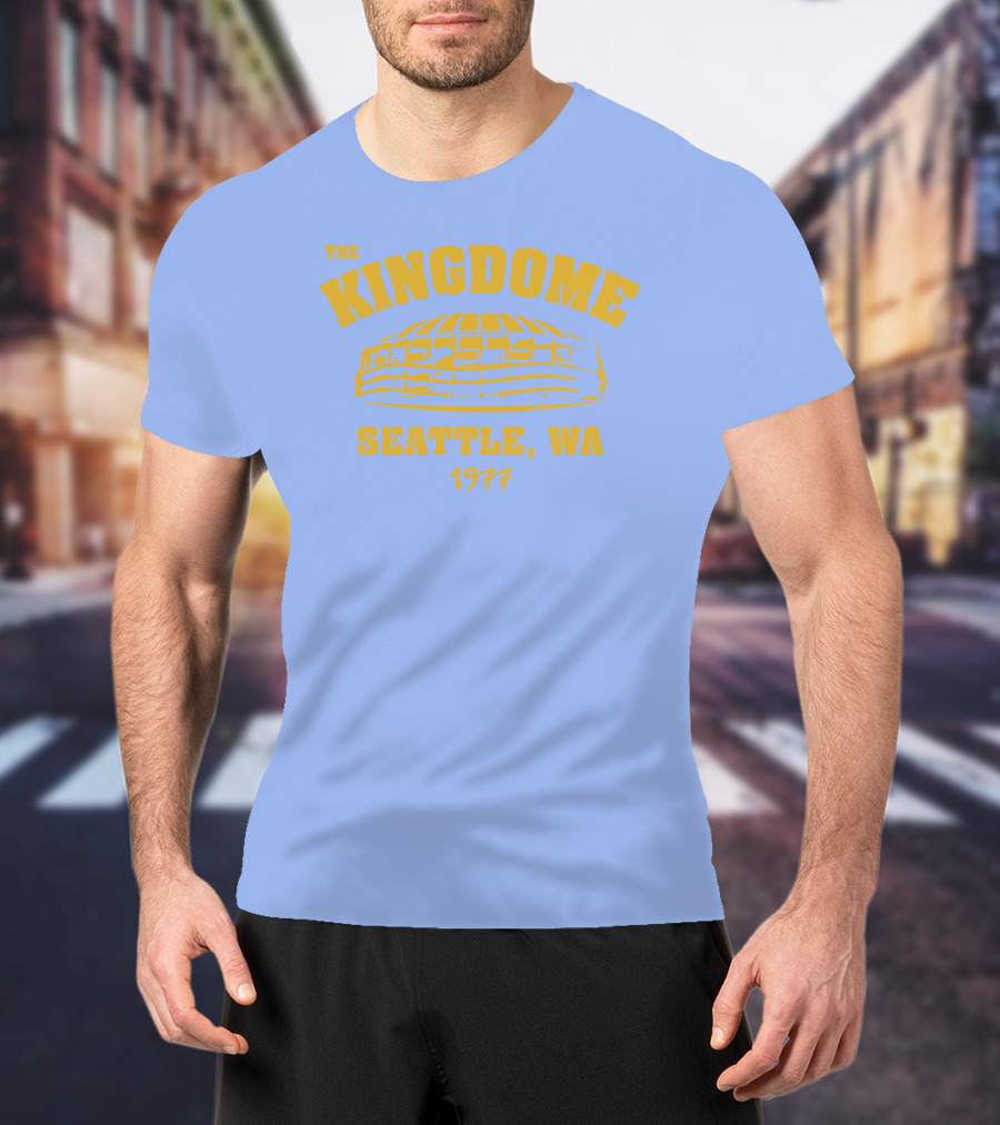 Simply Seattle Merch The Kingdome Seattle WA 1977 Retro Stadium T-Shirt