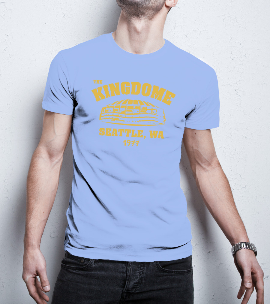 Simply Seattle Merch The Kingdome Seattle WA 1977 Retro Stadium T-Shirt