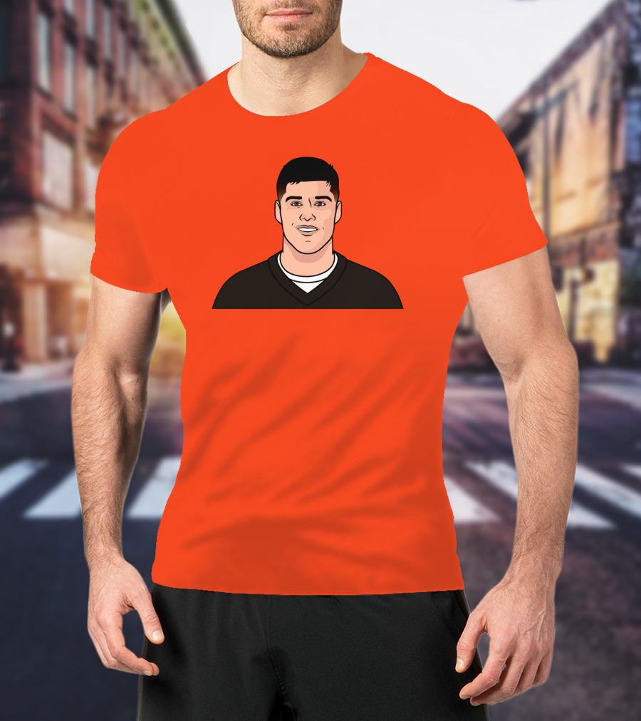 Mason Rudolph Illustrated Portrait On T-Shirt