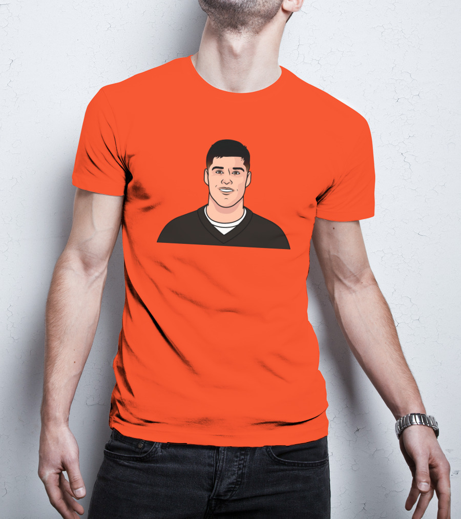Mason Rudolph Illustrated Portrait On T-Shirt