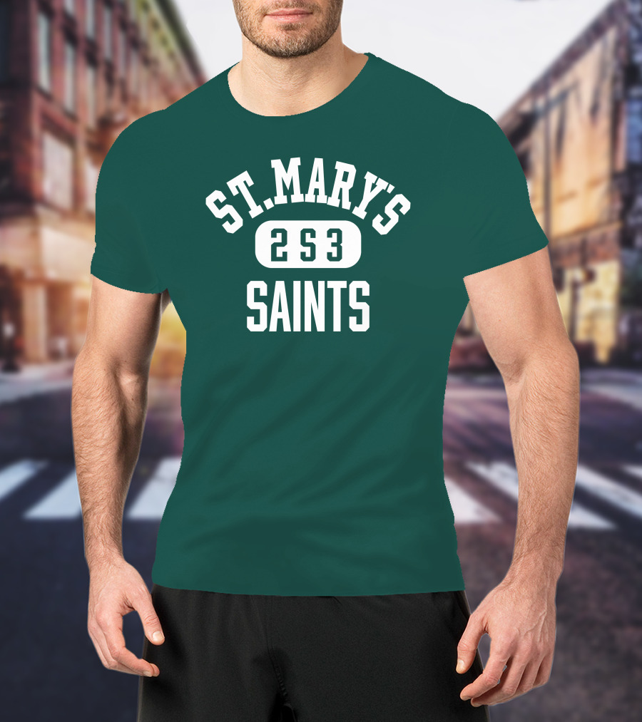 St. Mary's High School Saints 2S3 Team Spirit T-Shirt