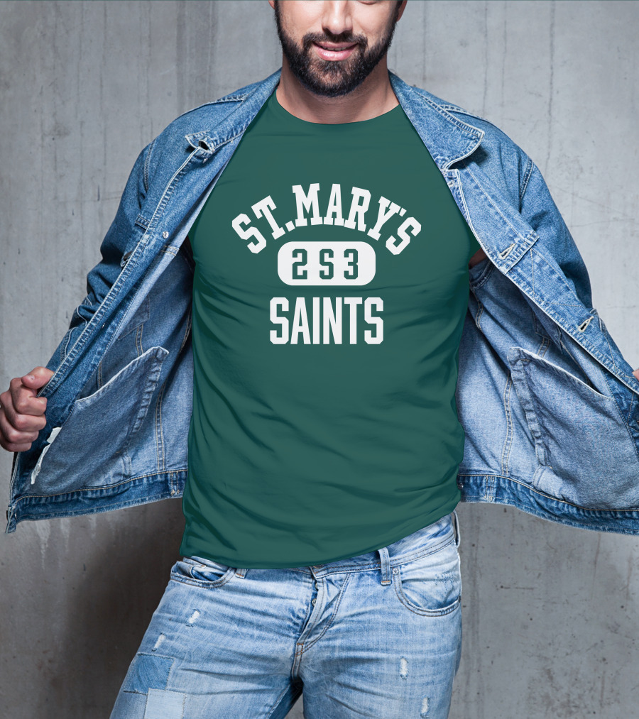 St. Mary's High School Saints 2S3 Team Spirit T-Shirt