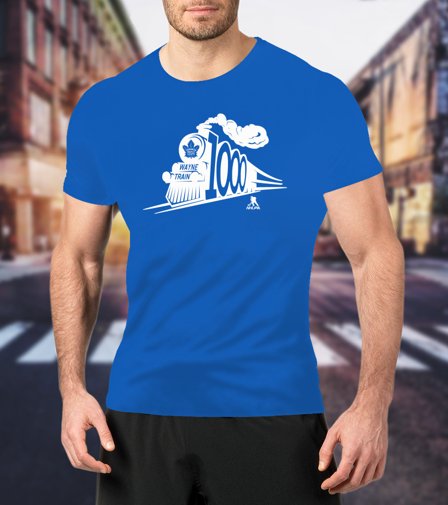 Sportsnet Wayne Train NHLPA 1000 Toronto Maple Leafs T-Shirt