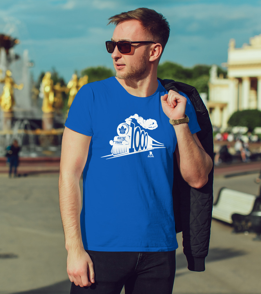 Sportsnet Wayne Train NHLPA 1000 Toronto Maple Leafs T-Shirt