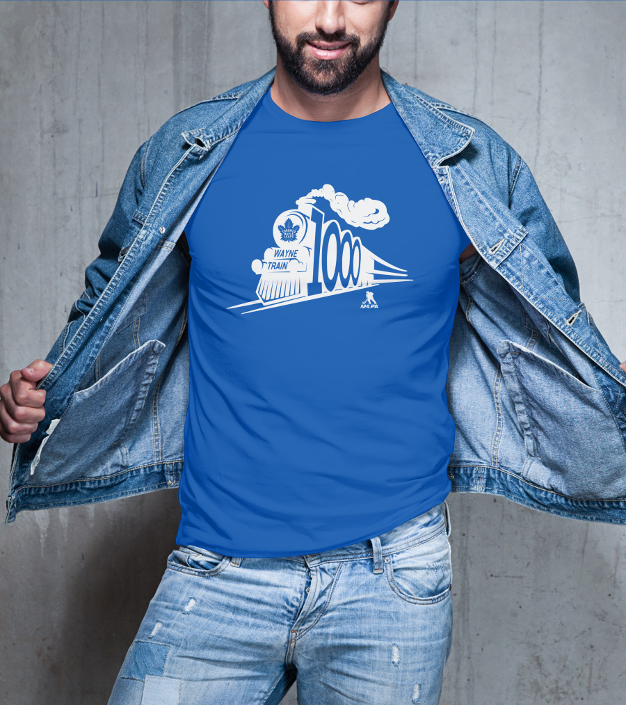 Sportsnet Wayne Train NHLPA 1000 Toronto Maple Leafs T-Shirt