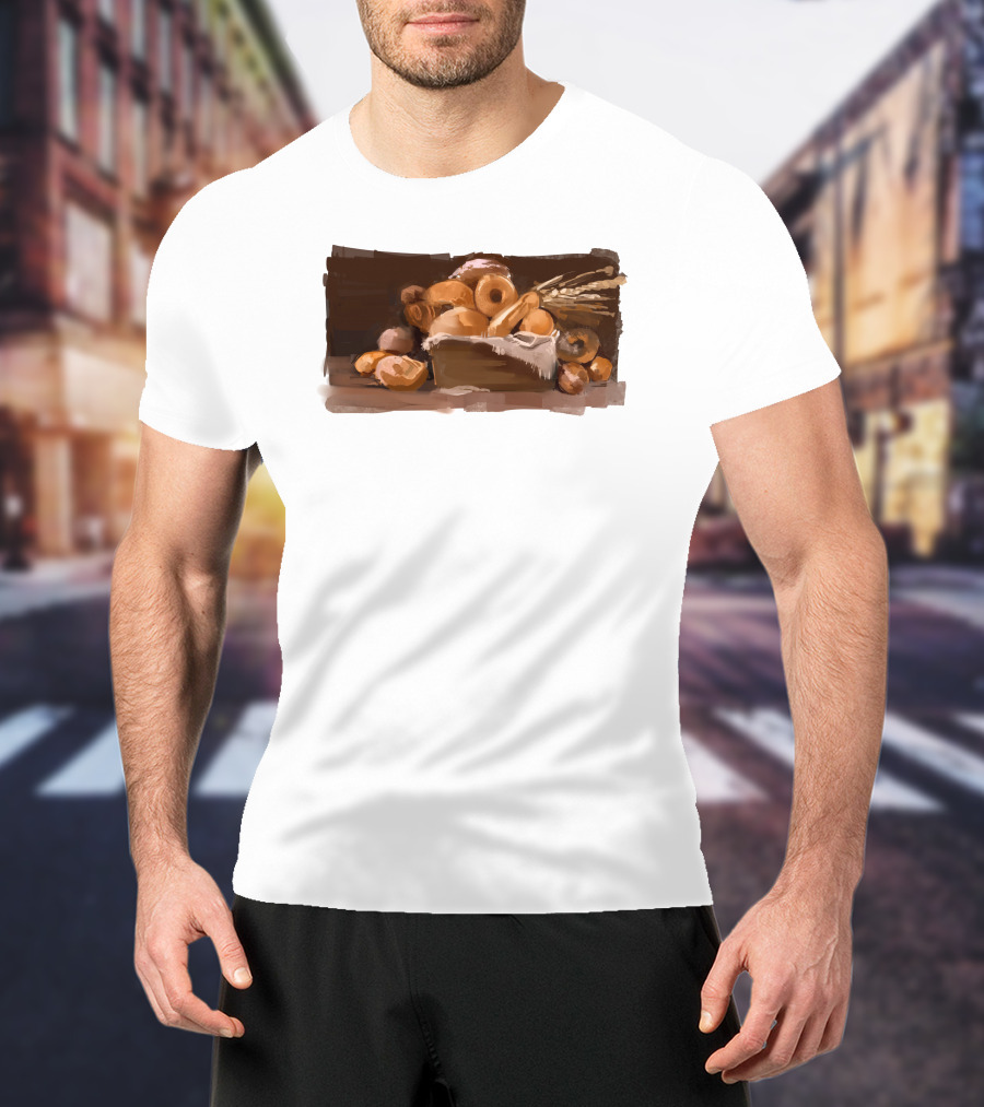 Wolfy The Witch Merchandise Bread Basket T-Shirt