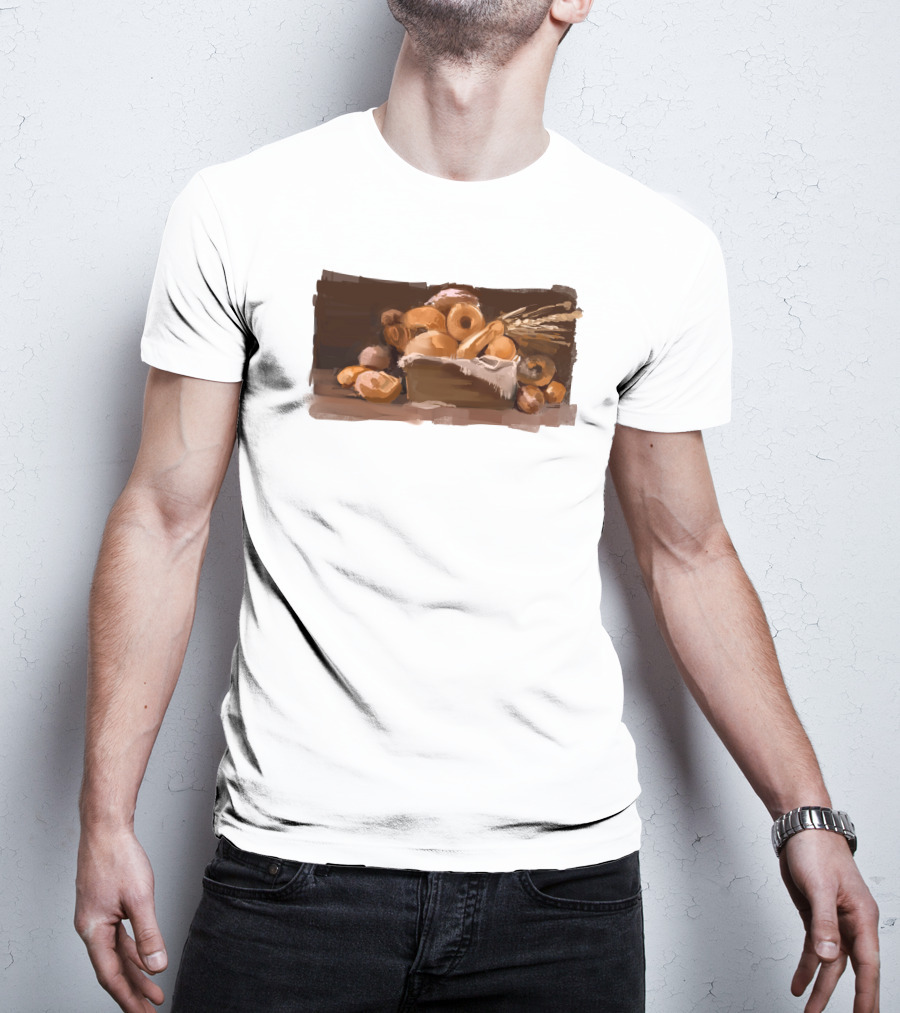 Wolfy The Witch Merchandise Bread Basket T-Shirt
