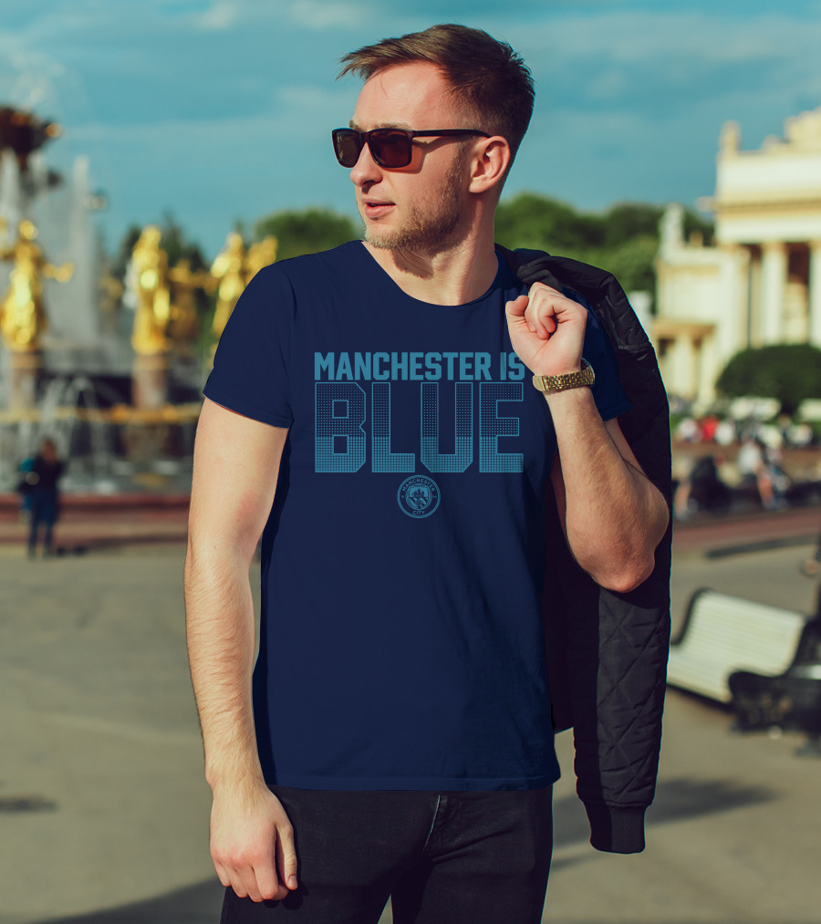 Manchester Is Blue: Manchester City Emblem T-Shirt