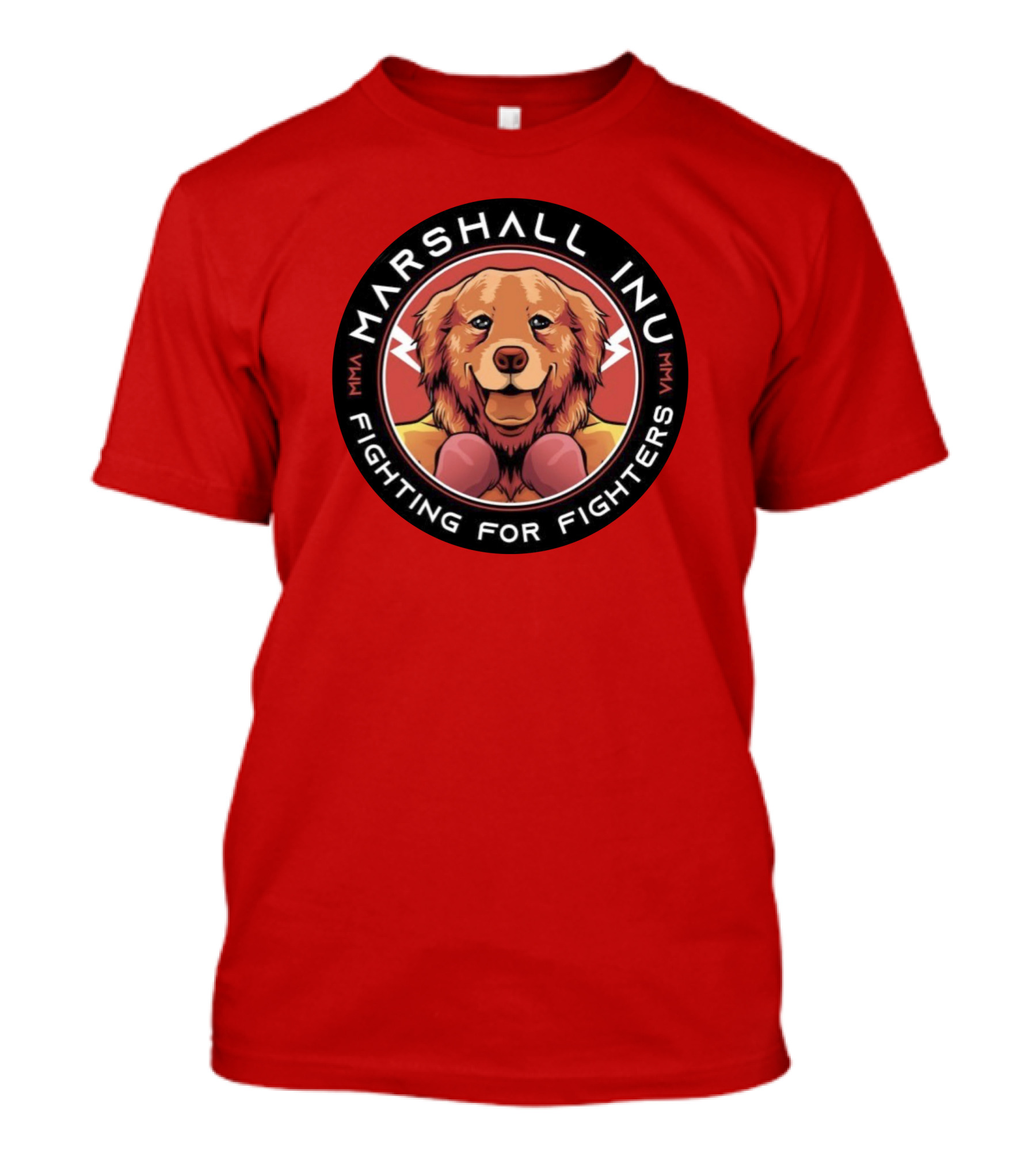 Marshall Inu Mma Fighting For Fighters T-Shirt