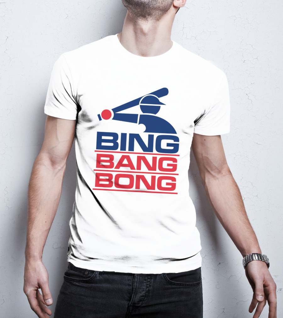 Bing Bang Bong Baseball Player T-Shirt