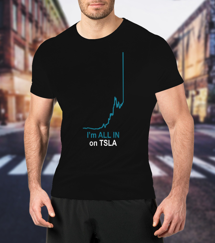 Warren Redlich Molon Tsla I'm All In On TSLA Come And Take It T-Shirt