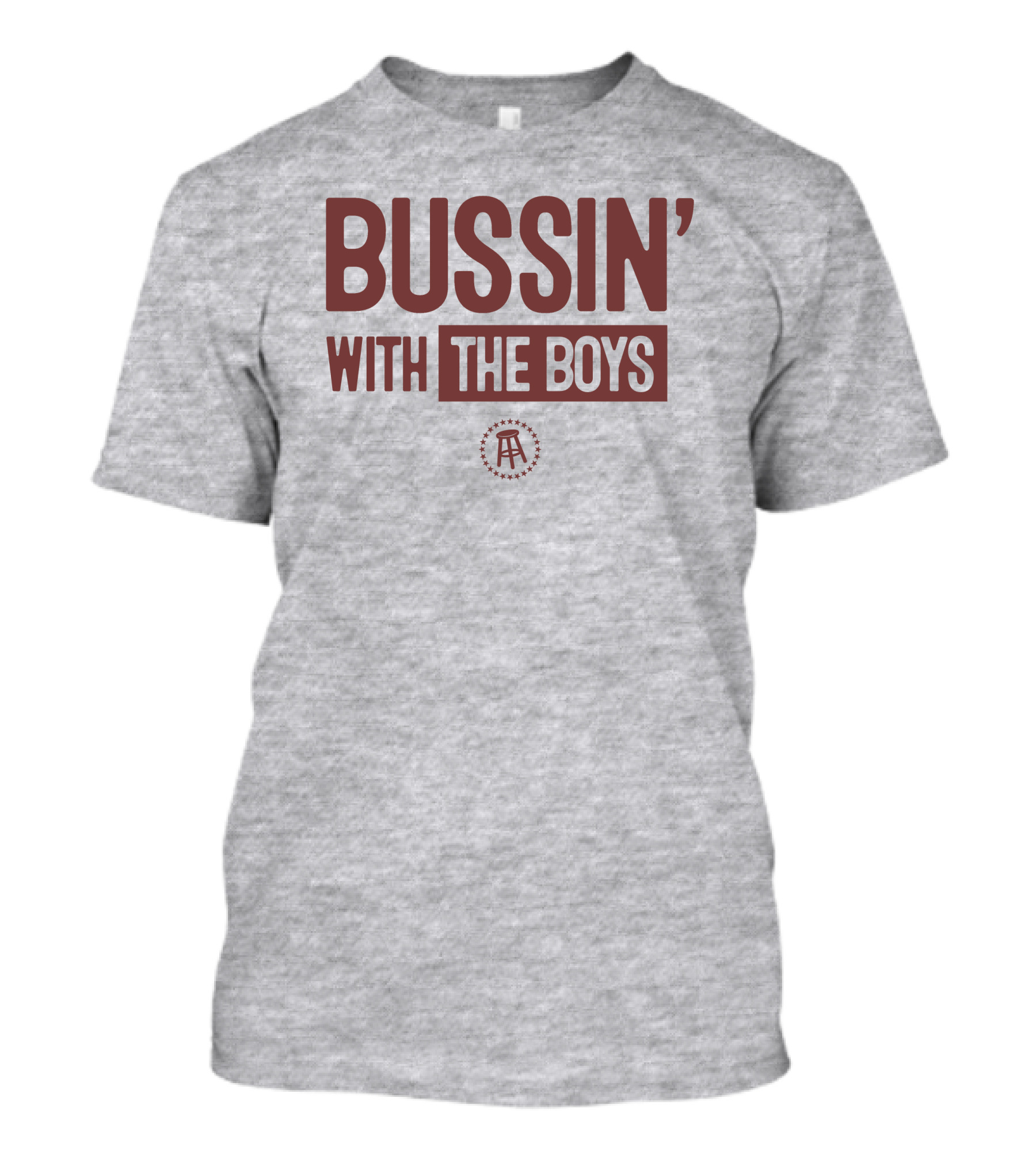 Bussin' With The Boys Red Logo Onesie T-Shirt