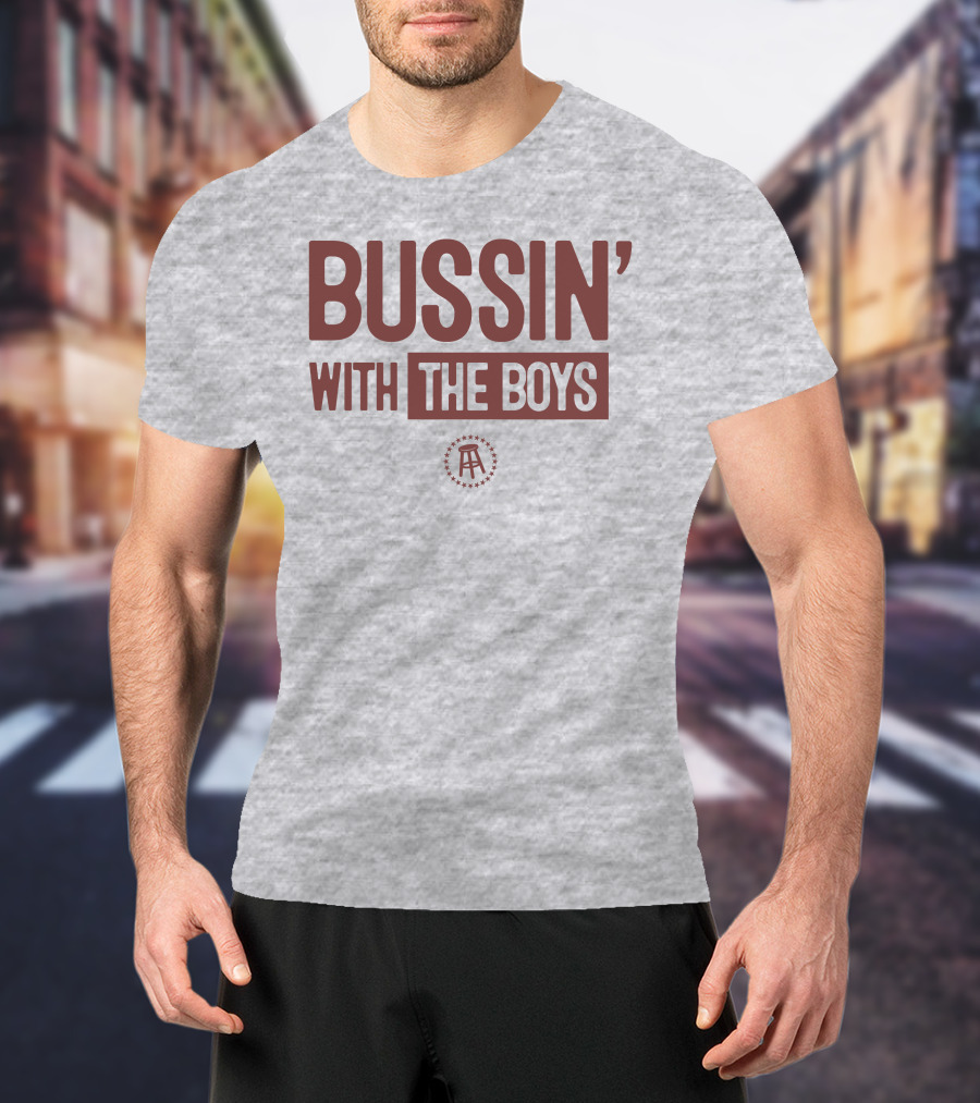 Bussin' With The Boys Red Logo Onesie T-Shirt