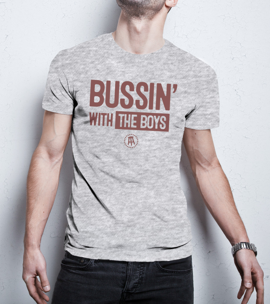 Bussin' With The Boys Red Logo Onesie T-Shirt