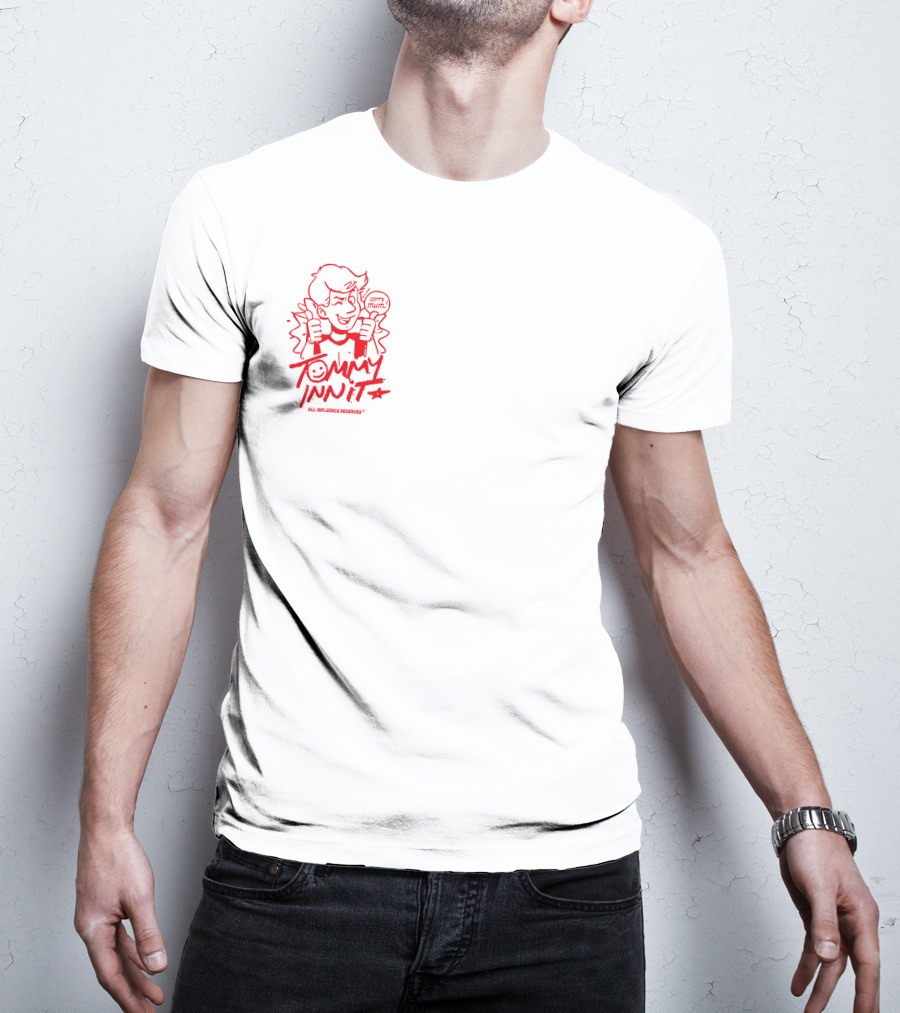 Tommyinnit Sorry Mum All Influence Reserved Cartoon T-Shirt