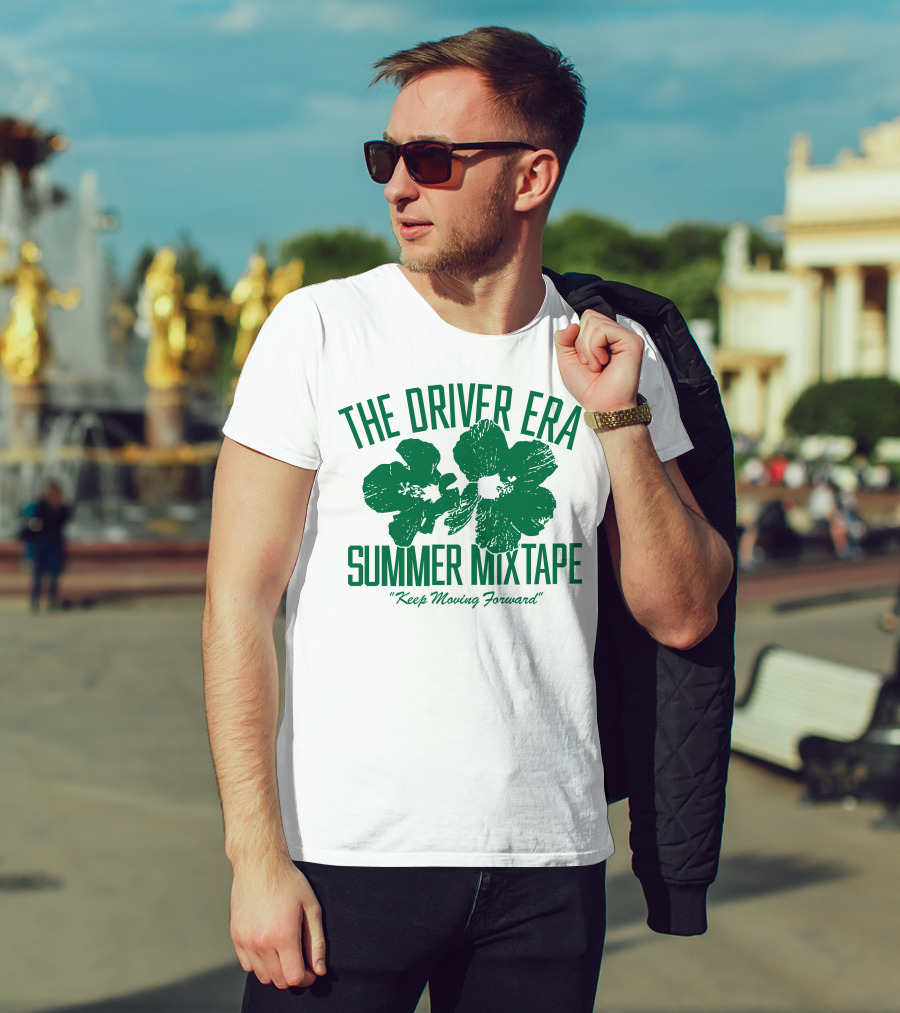 The Driver Era Summer Mixtape Keep Moving Forward Hibiscus T-Shirt