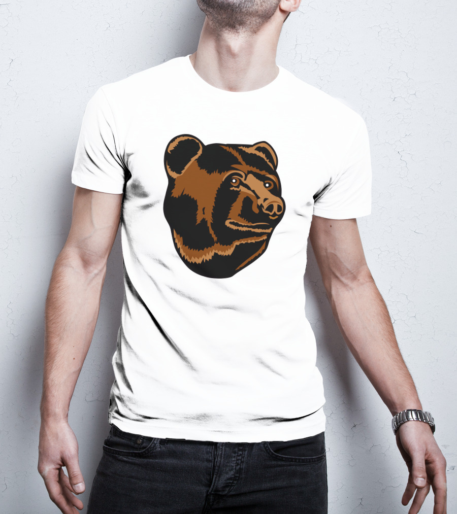 Boston Bruins Logo Bear Head T-Shirt