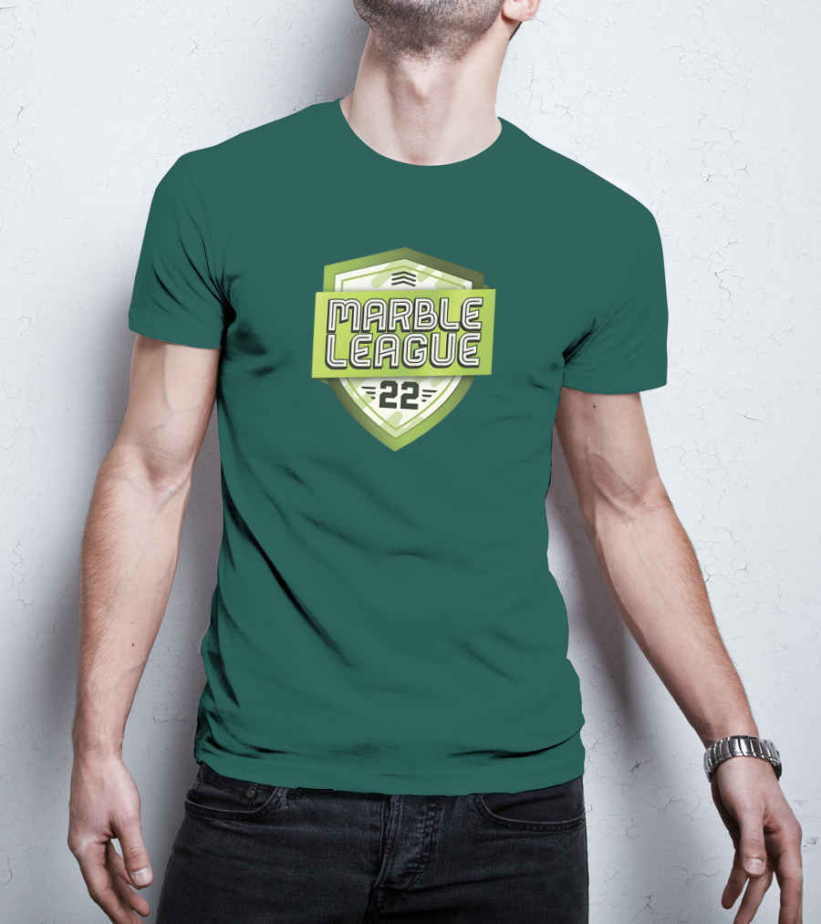 Marble League 22 Jelle's Marble Runs Badge T-Shirt