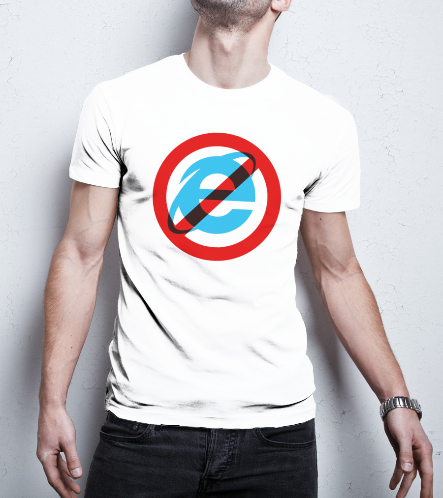 Unkledell I Hate The Internet Explorer 10 11 With No Internet Explorer T-Shirt