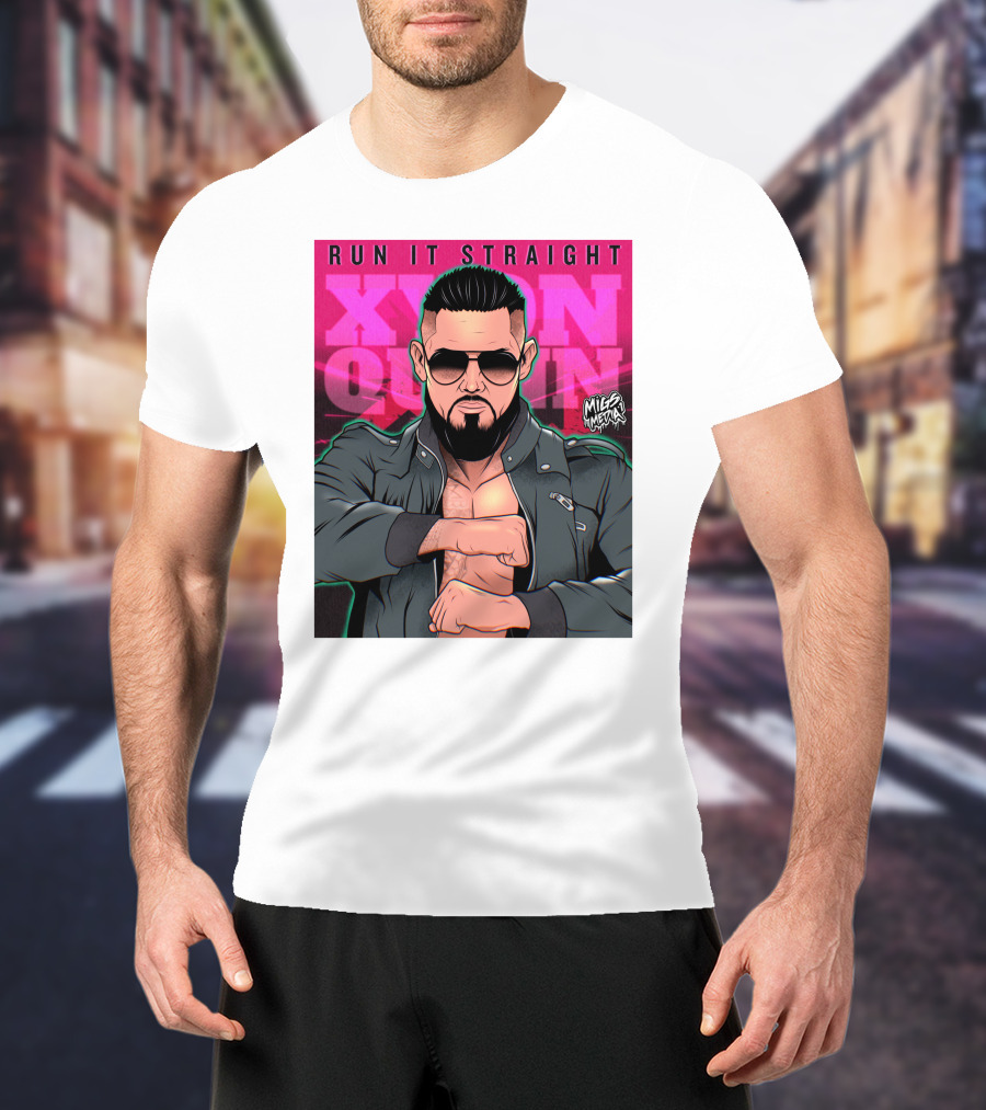 Run It Straight Xyon Quinn Miles Media Original T-Shirt