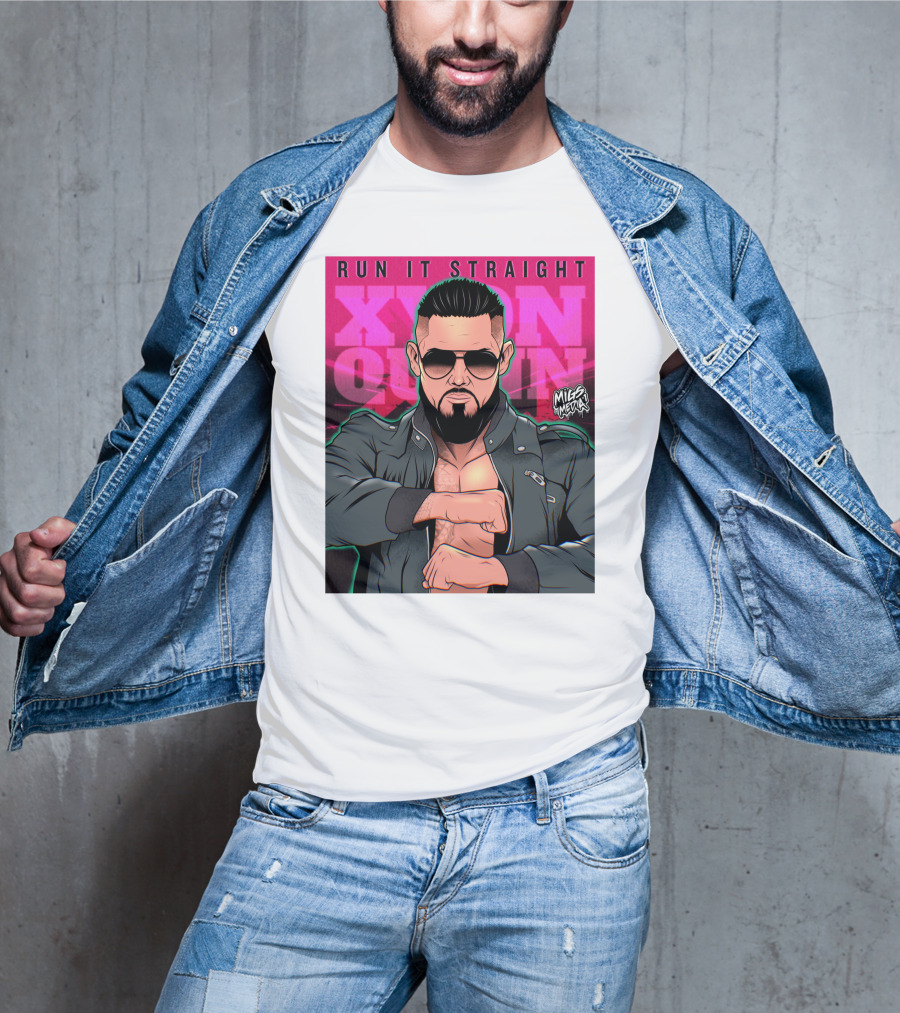 Run It Straight Xyon Quinn Miles Media Original T-Shirt