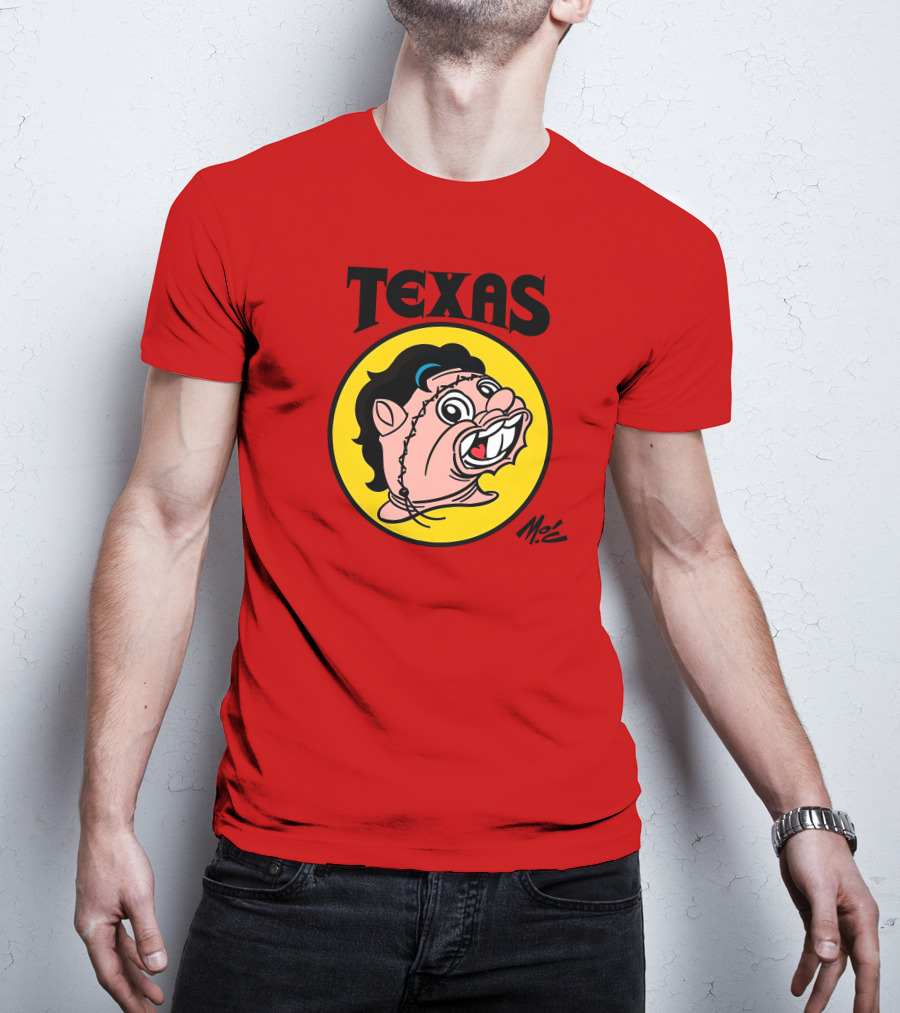 Texas Moc Heather Buckley Mo'e Cartoon T-Shirt