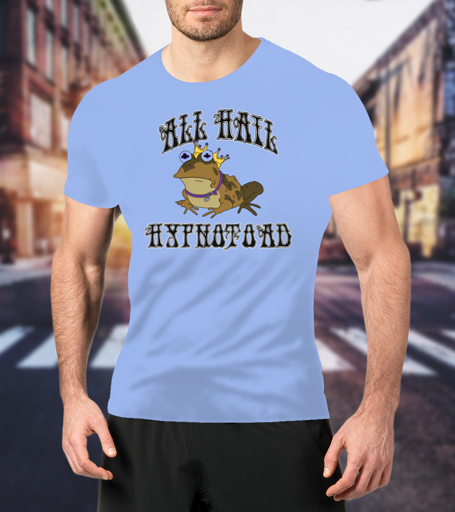 All Hail Hypnotoad Futurama Iconic Frog With Crown And Hypnotic Eyes T-Shirt