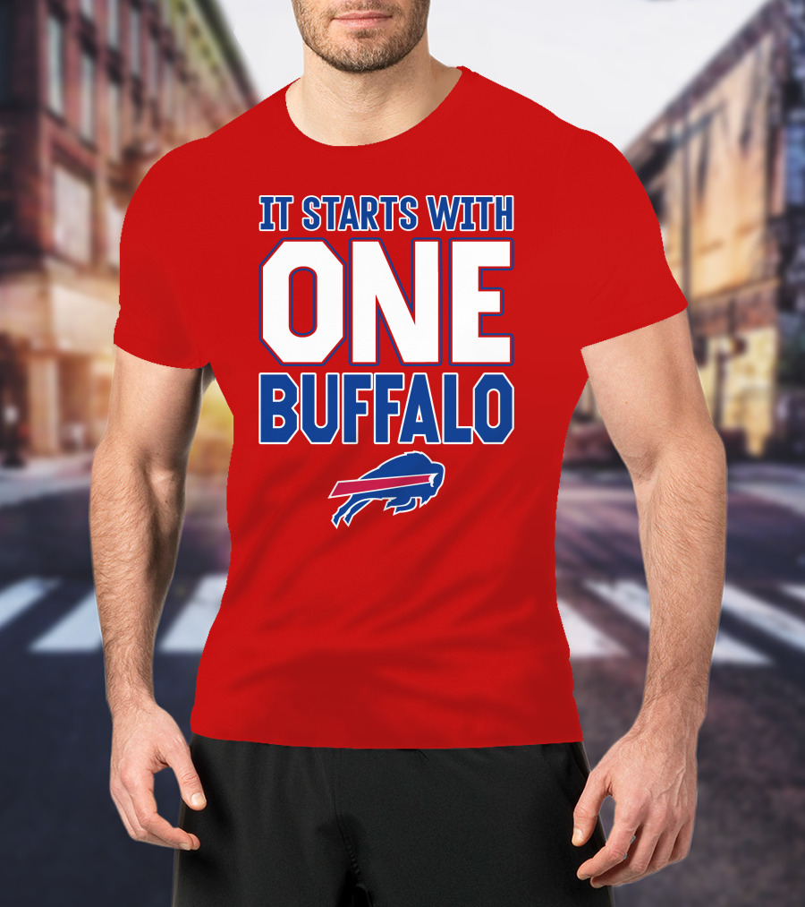 Ken Dorsey It Starts With One Buffalo Bills T-Shirt