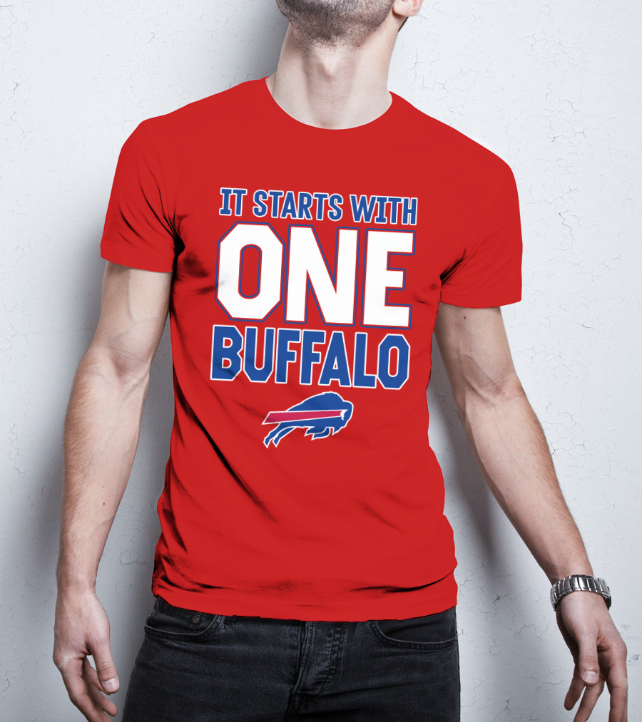 Ken Dorsey It Starts With One Buffalo Bills T-Shirt