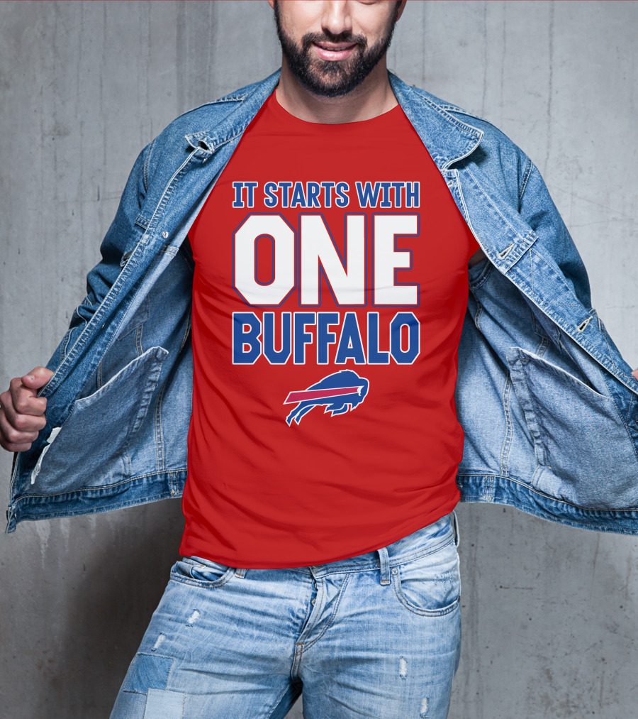 Ken Dorsey It Starts With One Buffalo Bills T-Shirt