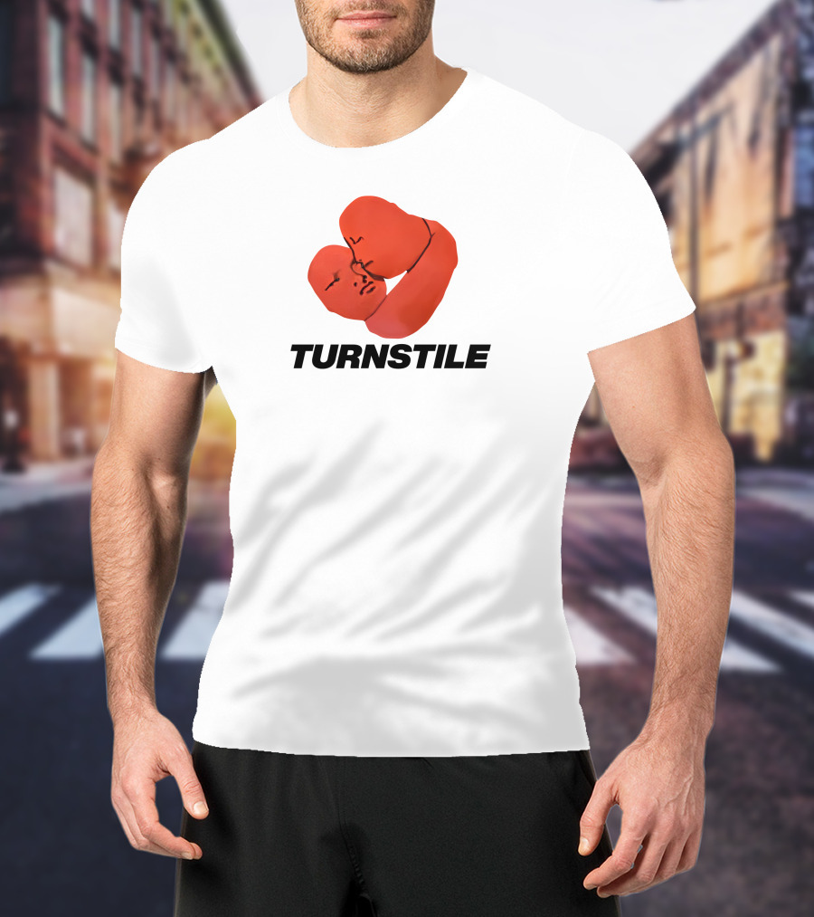 Turnstile Embrace Orange Faces T-Shirt
