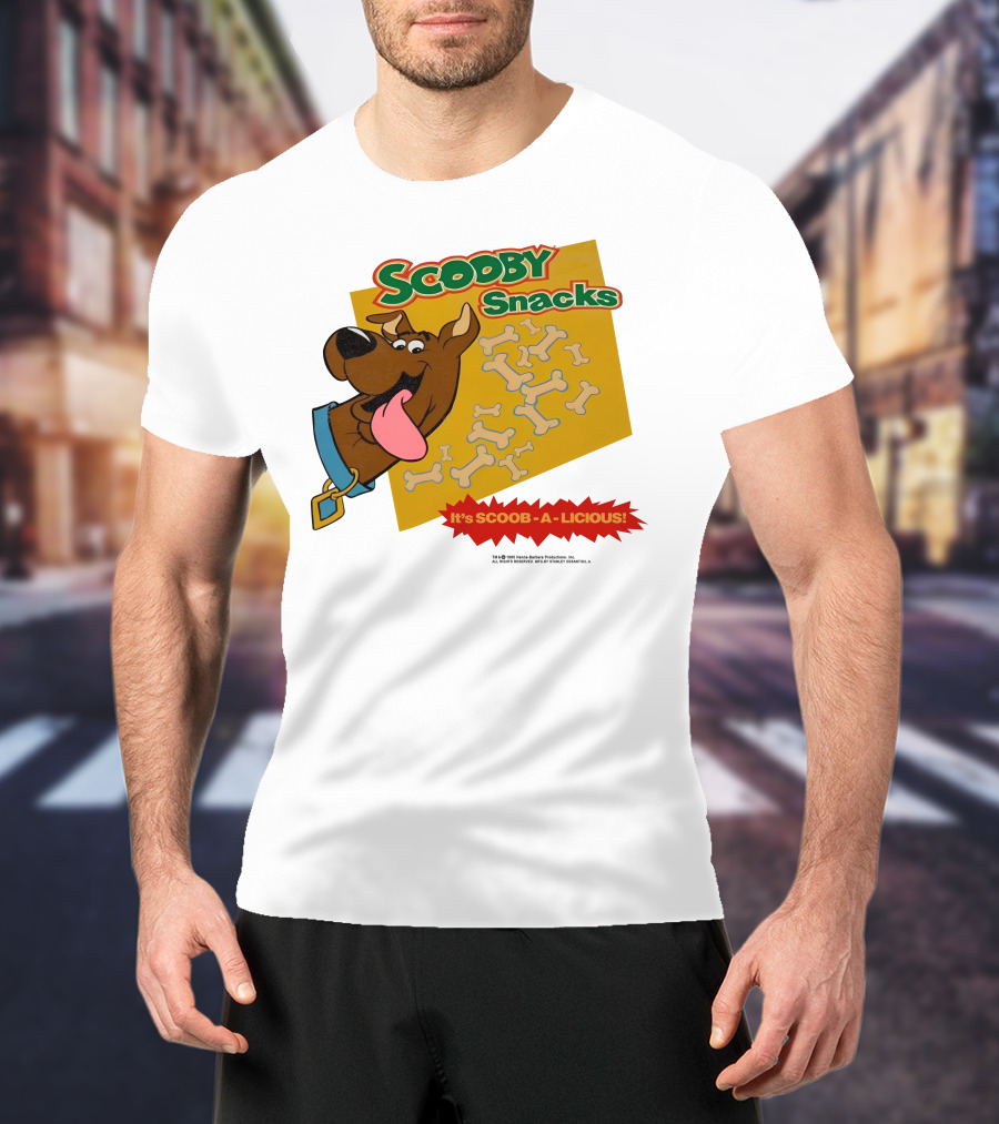 Scooby Snacks It's Scoob-A-Licious With Scooby-Doo And Bones T-Shirt