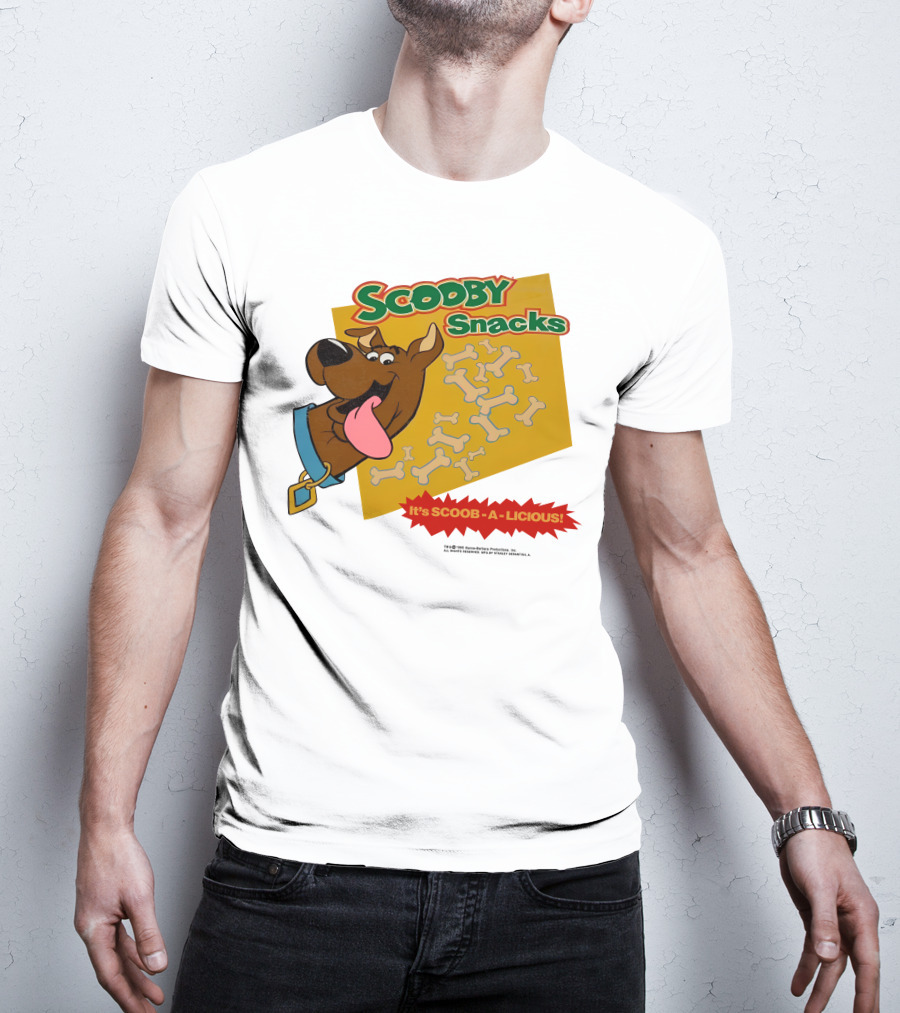 Scooby Snacks It's Scoob-A-Licious With Scooby-Doo And Bones T-Shirt
