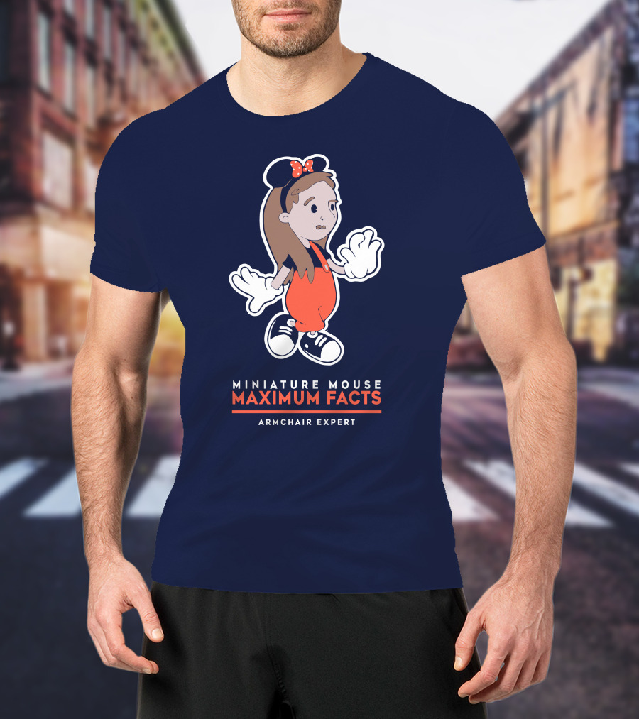 Miniature Mouse Maximum Facts Armchair Expert Disney Crossover T-Shirt