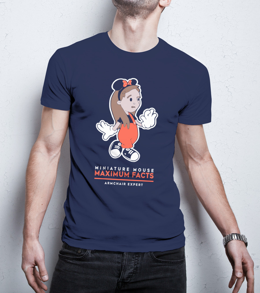 Miniature Mouse Maximum Facts Armchair Expert Disney Crossover T-Shirt