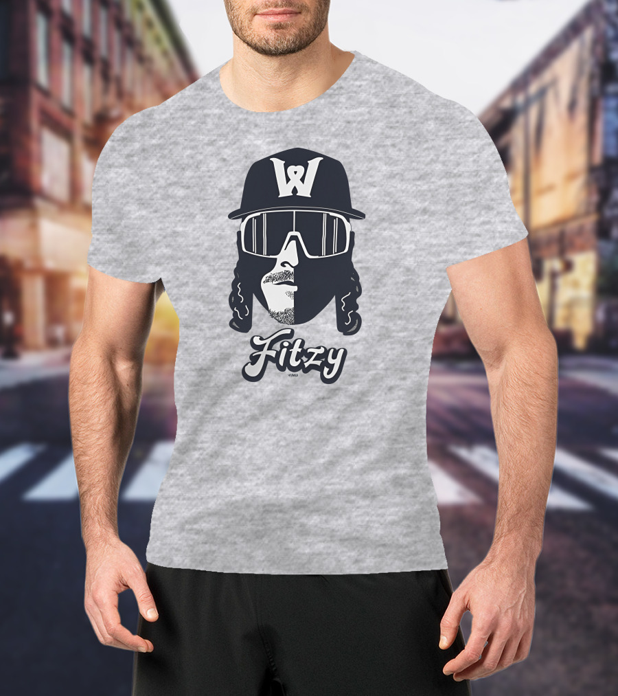 Worcester Red Sox Fitzy '47 Grey Shadow Face W T-Shirt