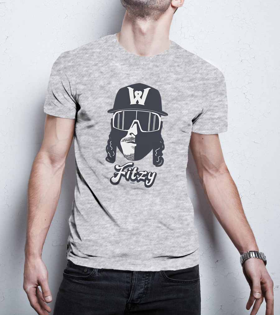 Worcester Red Sox Fitzy '47 Grey Shadow Face W T-Shirt