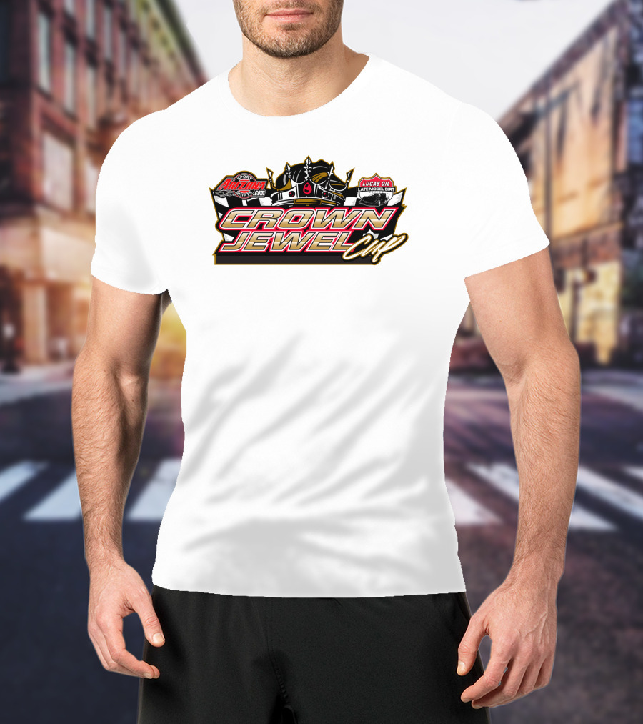 Arizona Speedway Lucas Oil Late Model Dirt Series Crown Jewel Cup T-Shirt