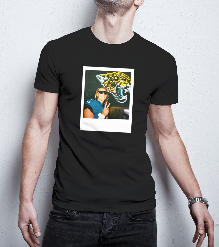 Jacksonville Jaguars Steezy Trev Neon Style Profile Picture T-Shirt