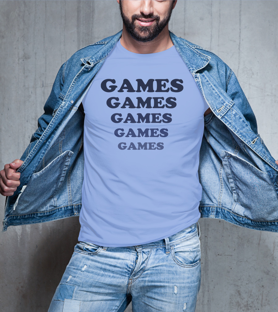 Letterboxd Games Games Games Games Games T-Shirt