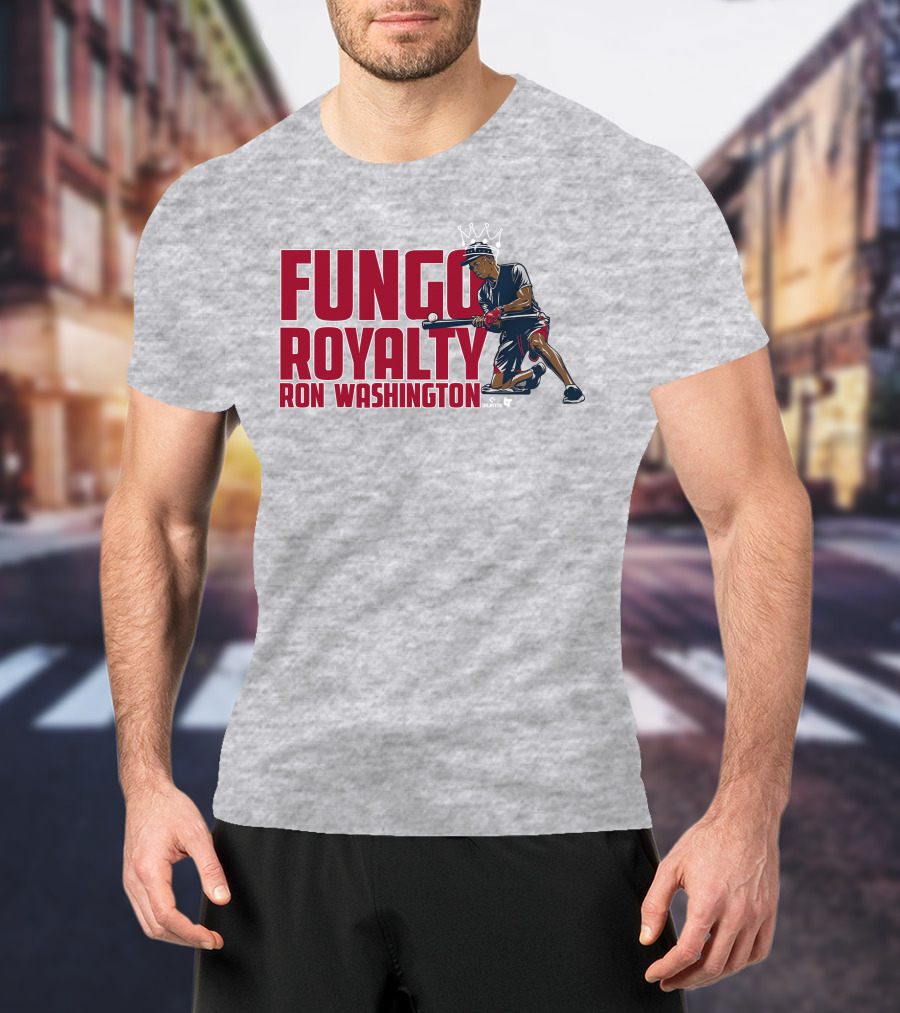 Fungo Royalty Ron Washington Baseball King T-Shirt