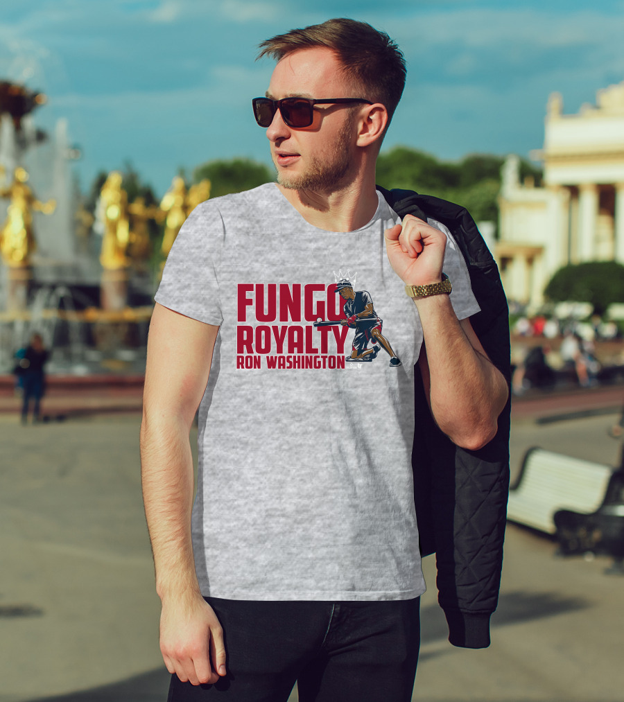 Fungo Royalty Ron Washington Baseball King T-Shirt