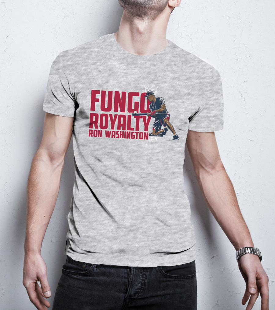 Fungo Royalty Ron Washington Baseball King T-Shirt