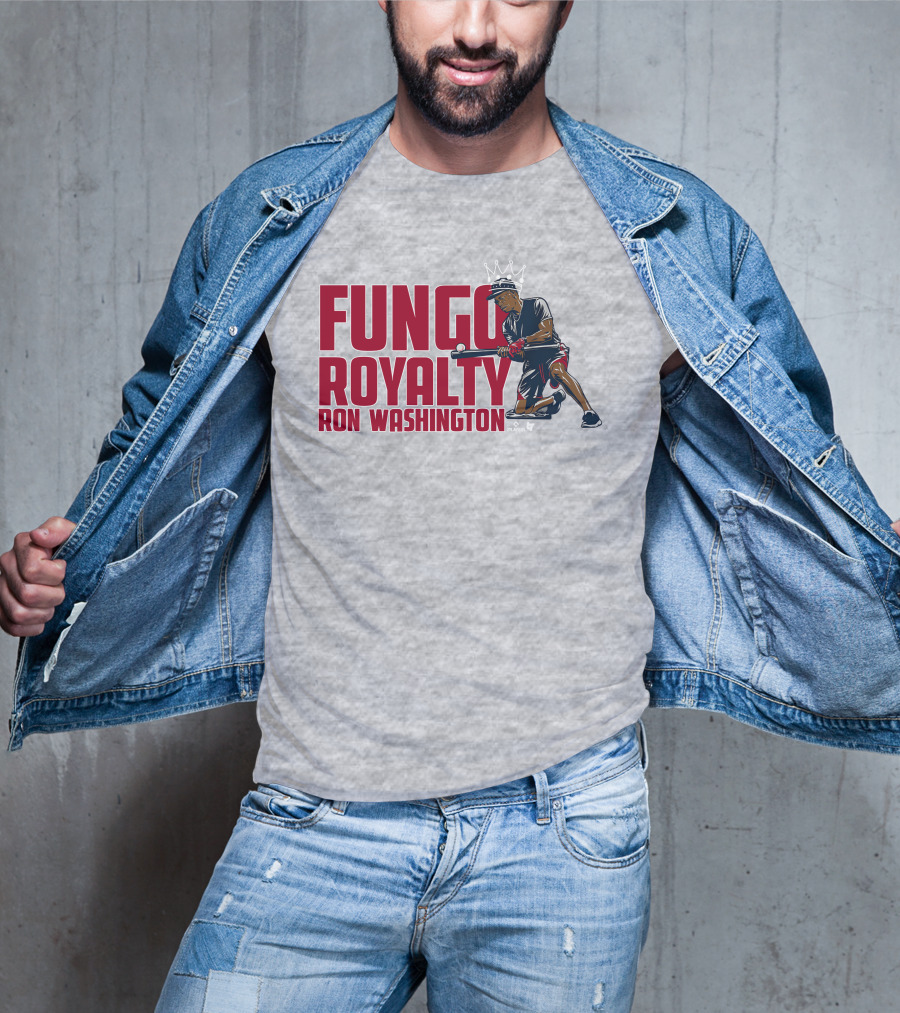 Fungo Royalty Ron Washington Baseball King T-Shirt