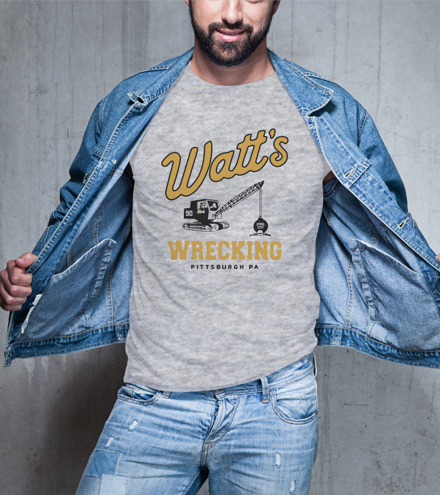 Watt's Wrecking 90 Steel City Pittsburgh PA T-Shirt